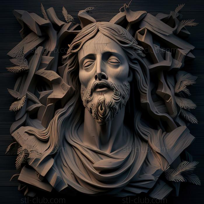 3D model st jesus (STL)